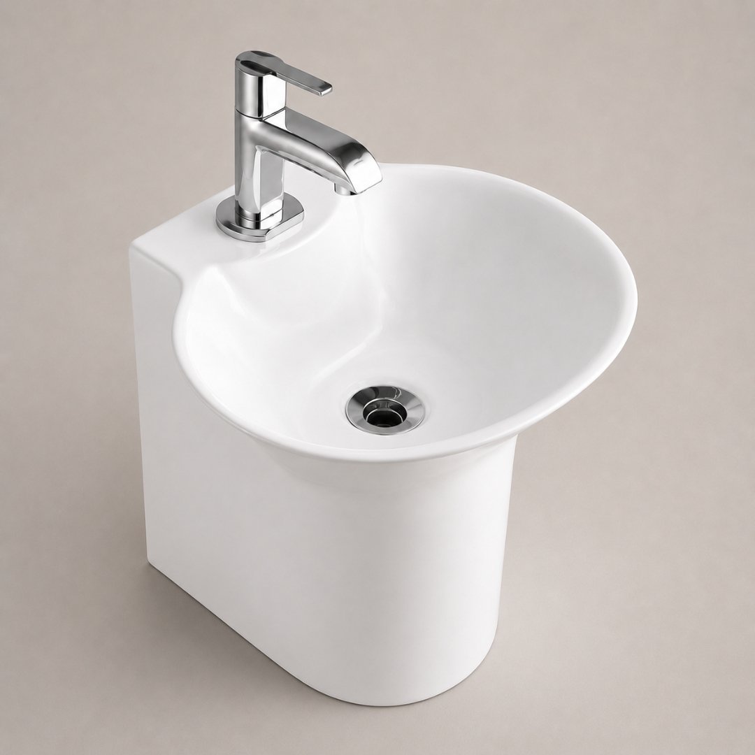 RIGA One Piece Basin Wash Basin - My Home Studio